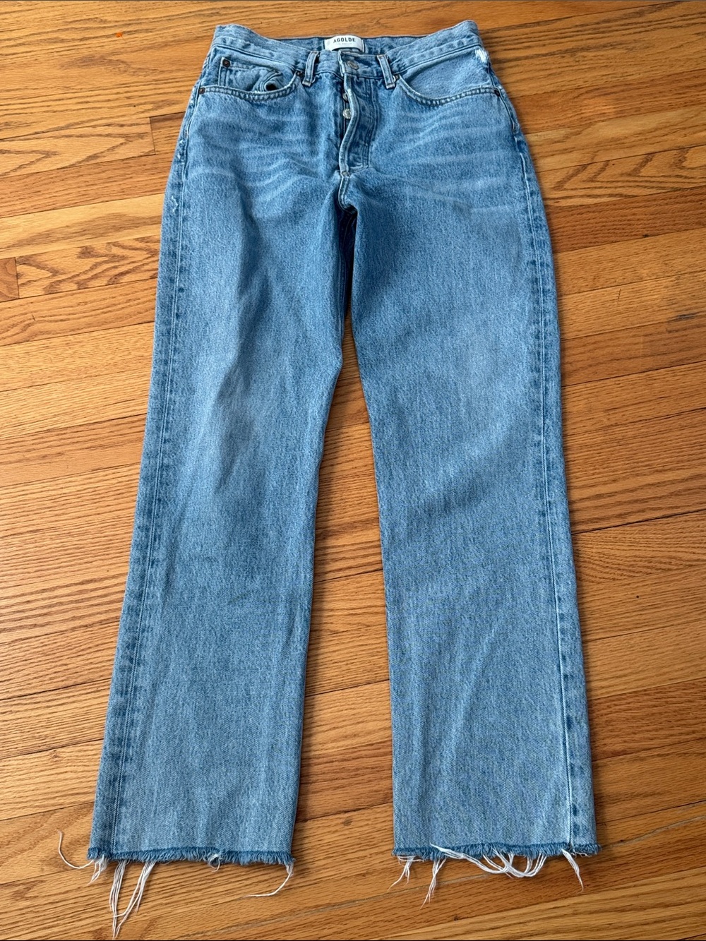 Agolde Straight Leg Jeans light wash 26